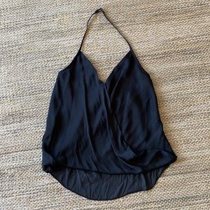 12 Rue Colette Satin Halter Top NWT